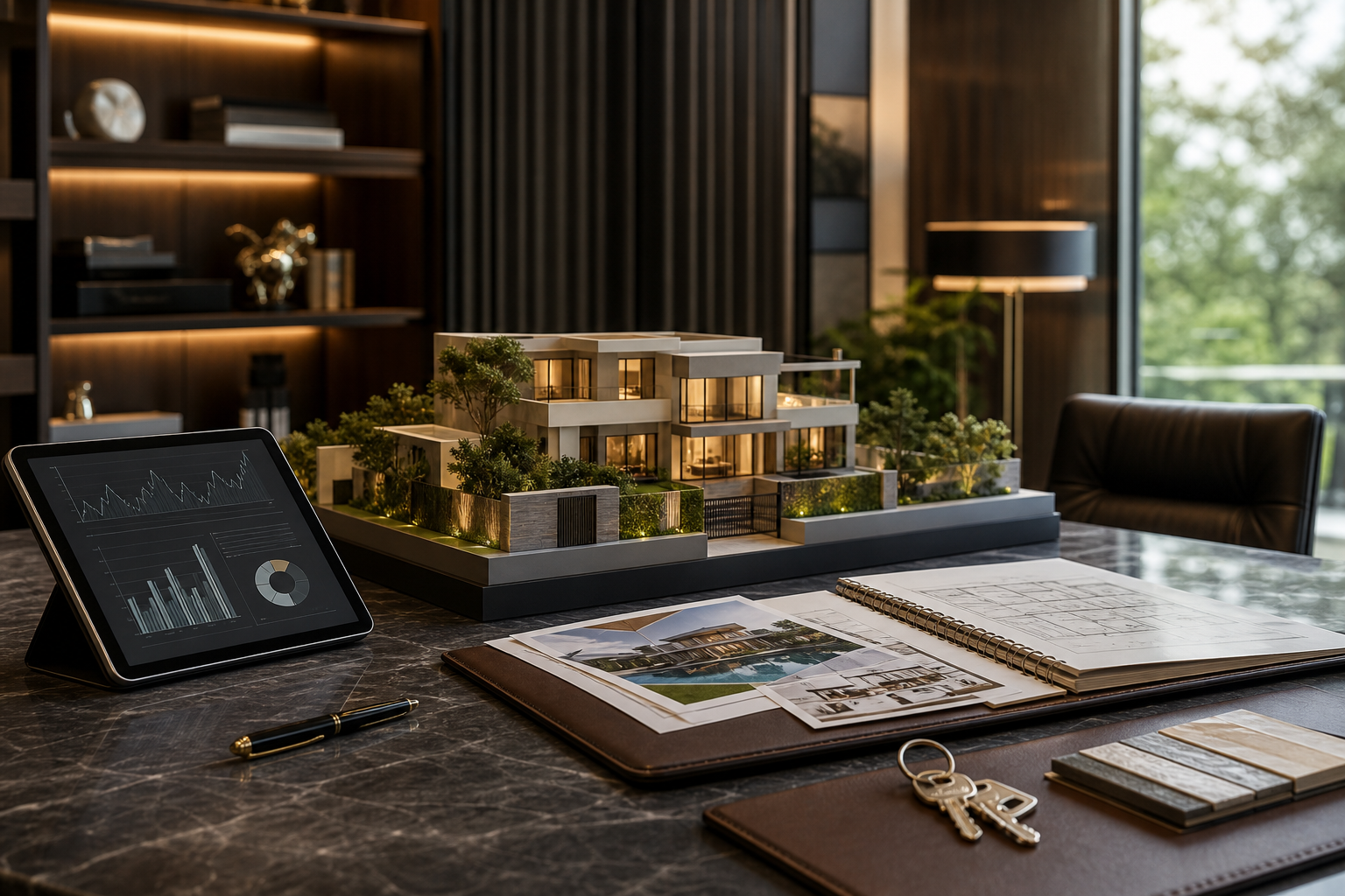 Modern luxury villa in India